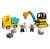 Грузовик и гусеничный экскаватор  Duplo Lego 10931